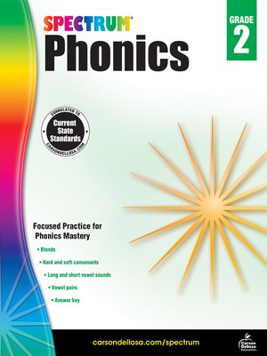 cover image of Spectrum Phonics, Grade 2